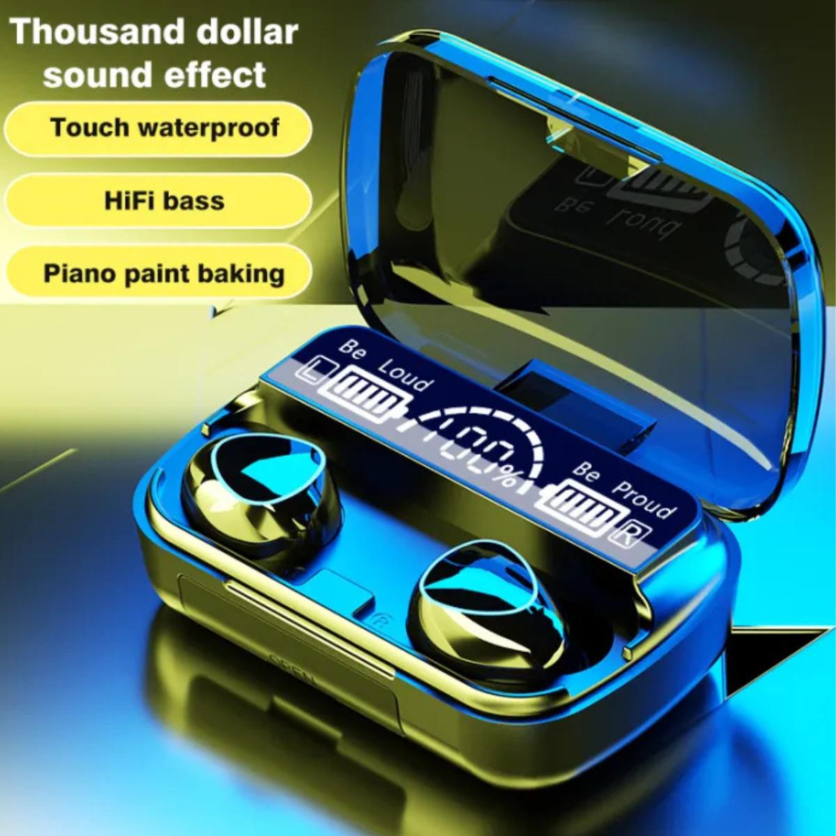 M10-Stylish Wireless Bluetooth Earbuds