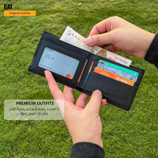 CAT Leather wallet for Men