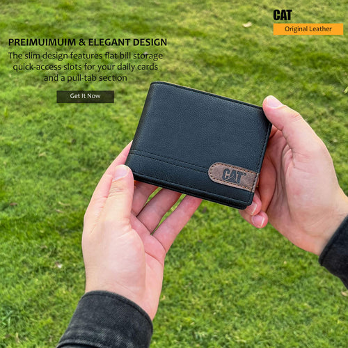 CAT Leather wallet for Men
