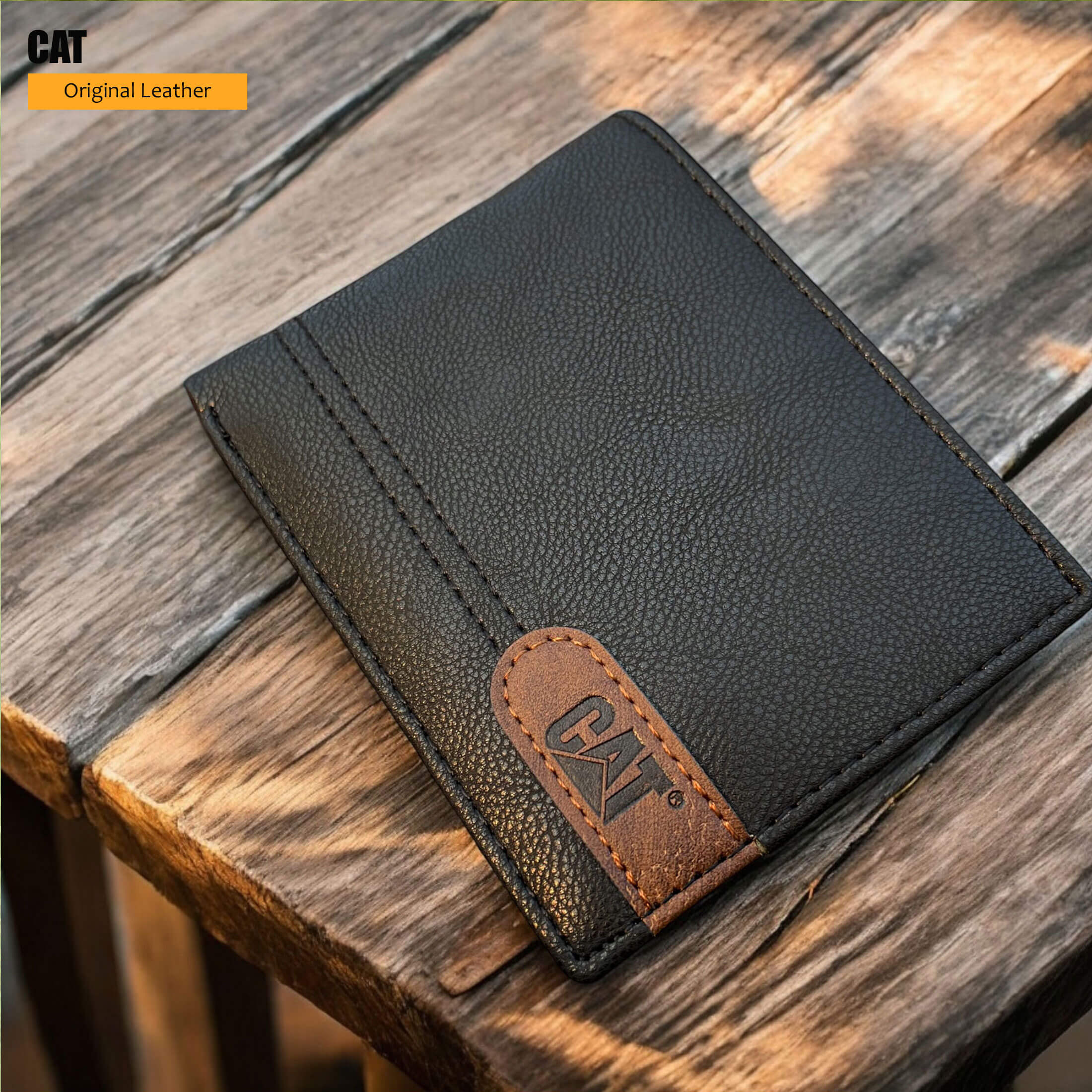 CAT Leather wallet for Men